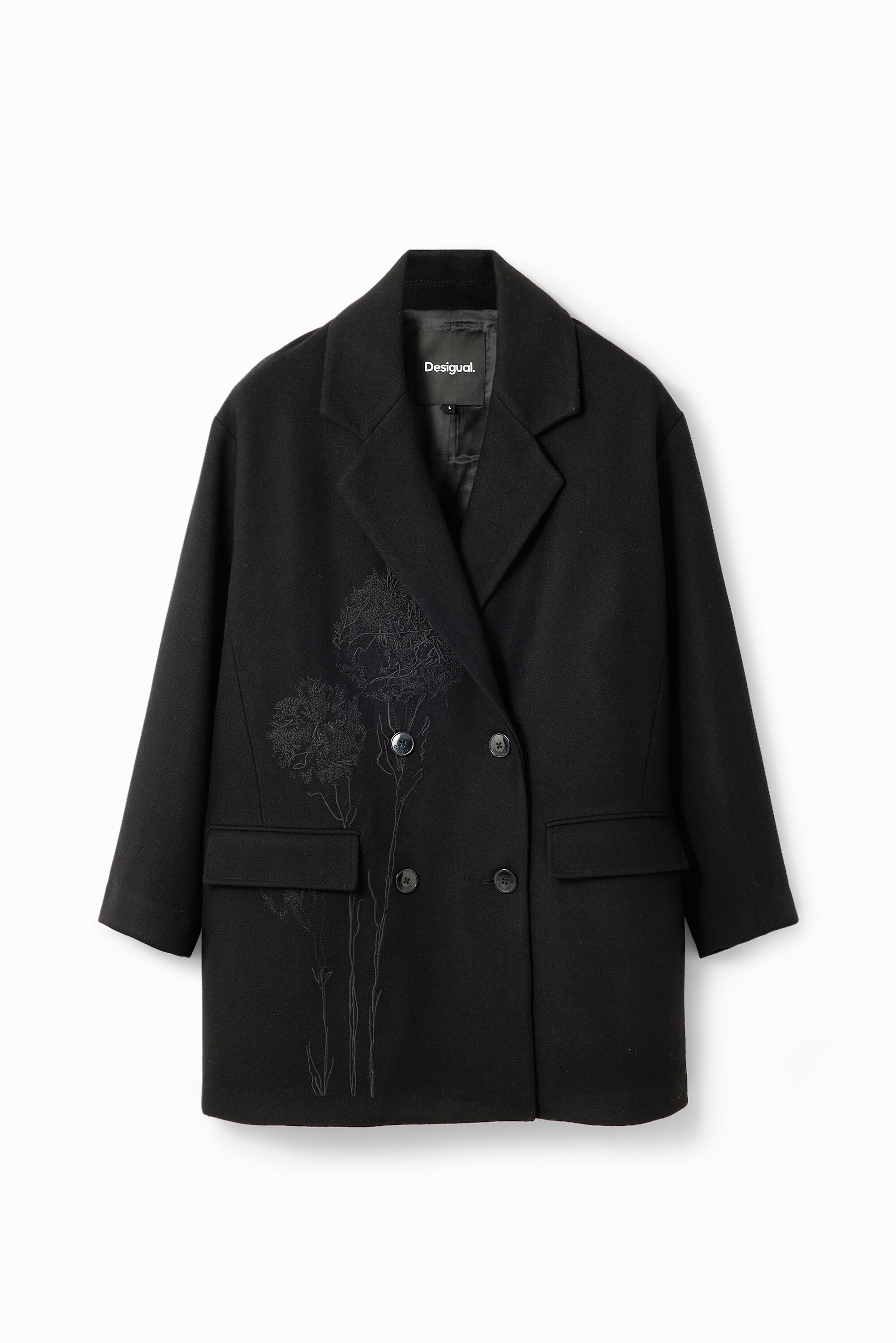 M. Christian Lacroix double-breasted wool coat