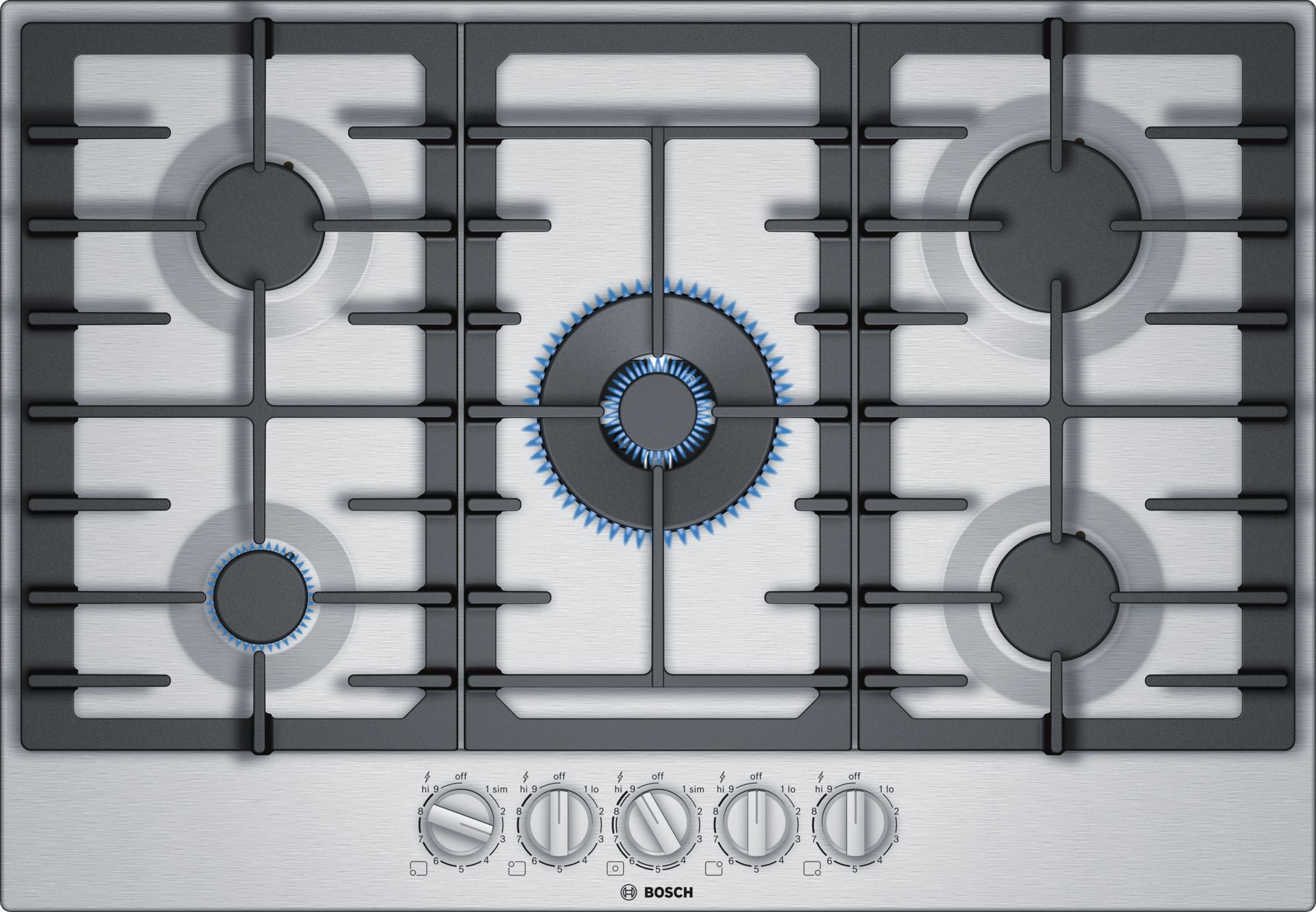 Bosch 800 30" Natural Gas Drop-In Cooktop NGM8058UC