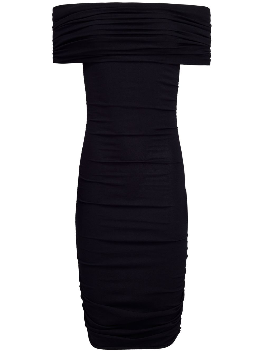 The Aerica drapped dress - Black