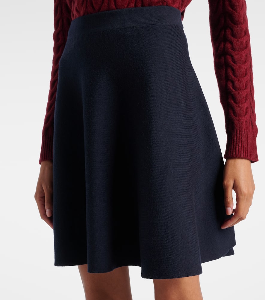 Ubalda virgin wool miniskirt