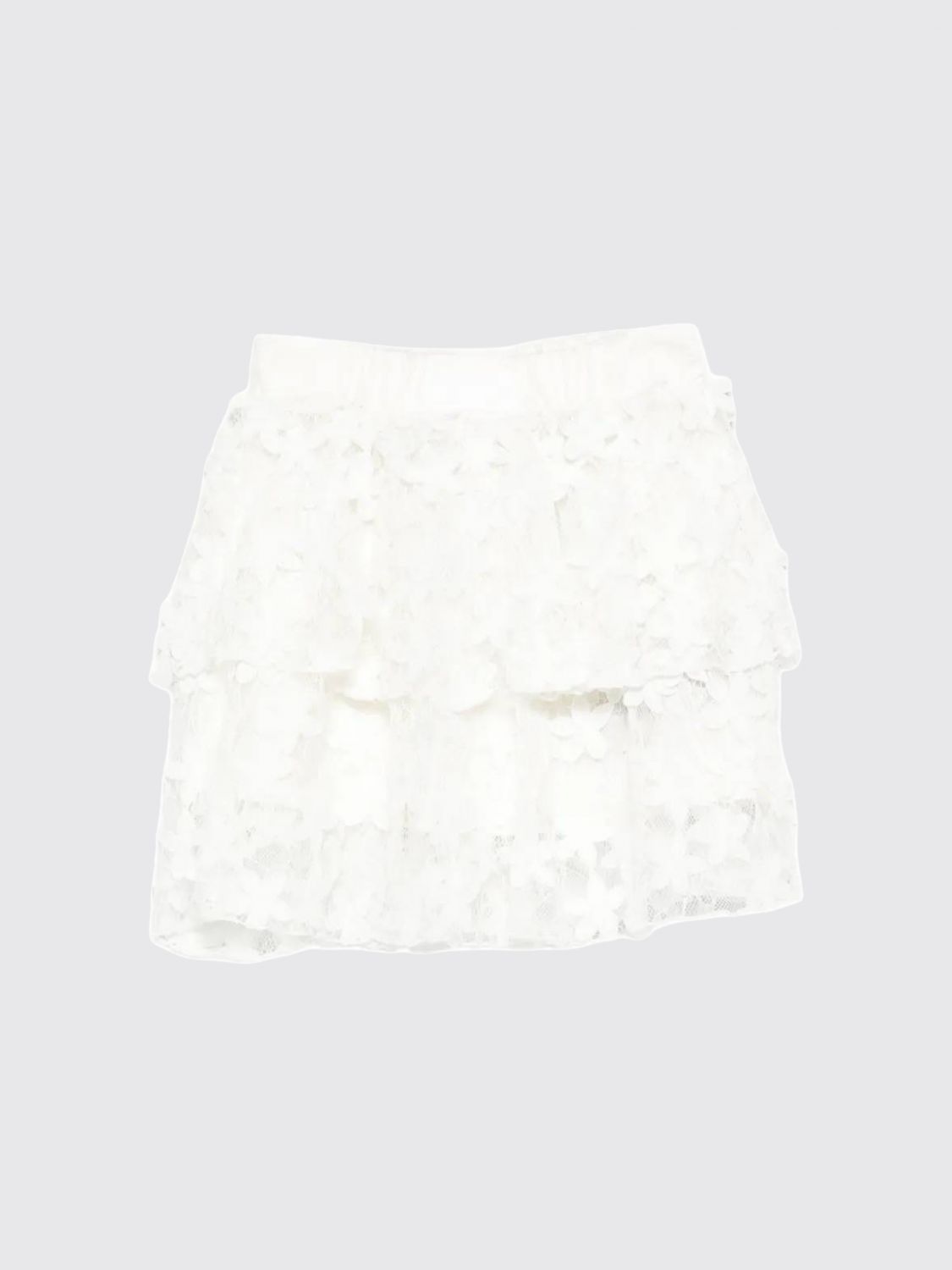 Skirt Kids color White