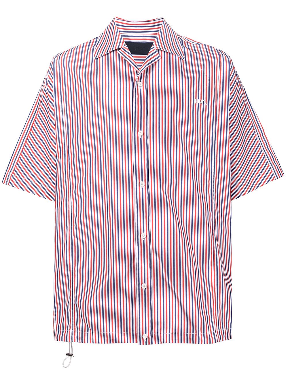 Striped short-sleeve shirt