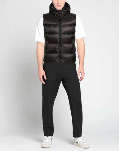 Man Vest Dark green Size 42 Polyamide