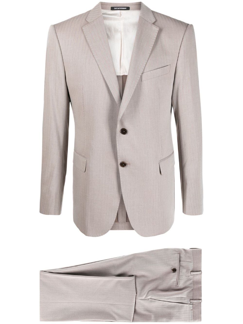 Single-breasted suit - Neutrals