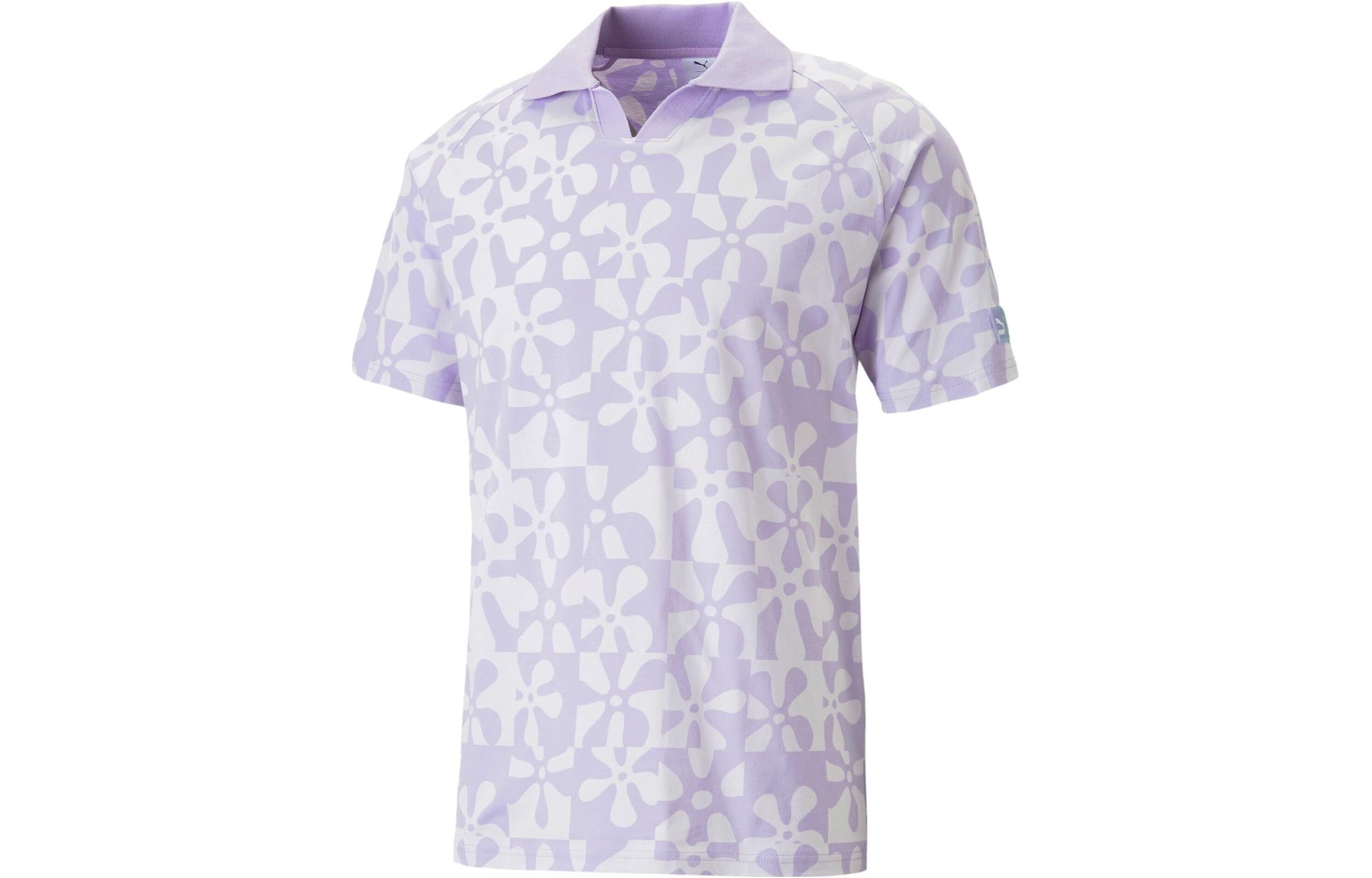 X Spongebob Printed Polo Shirt 'Purple'