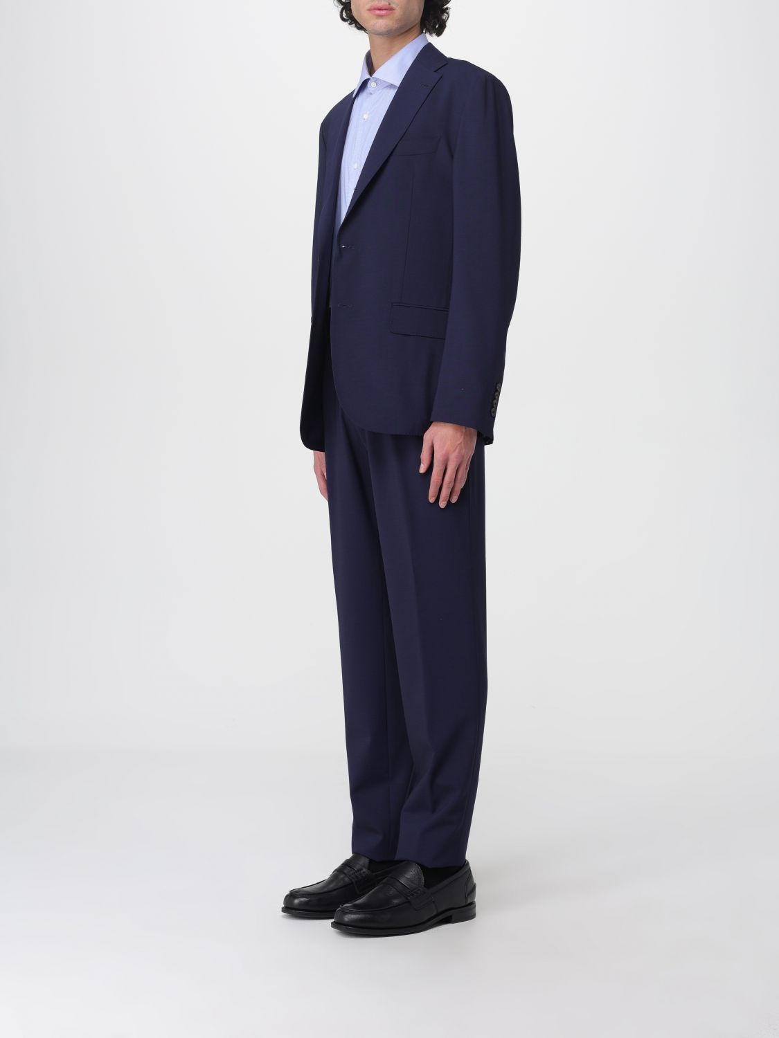 Suit Men color Blue