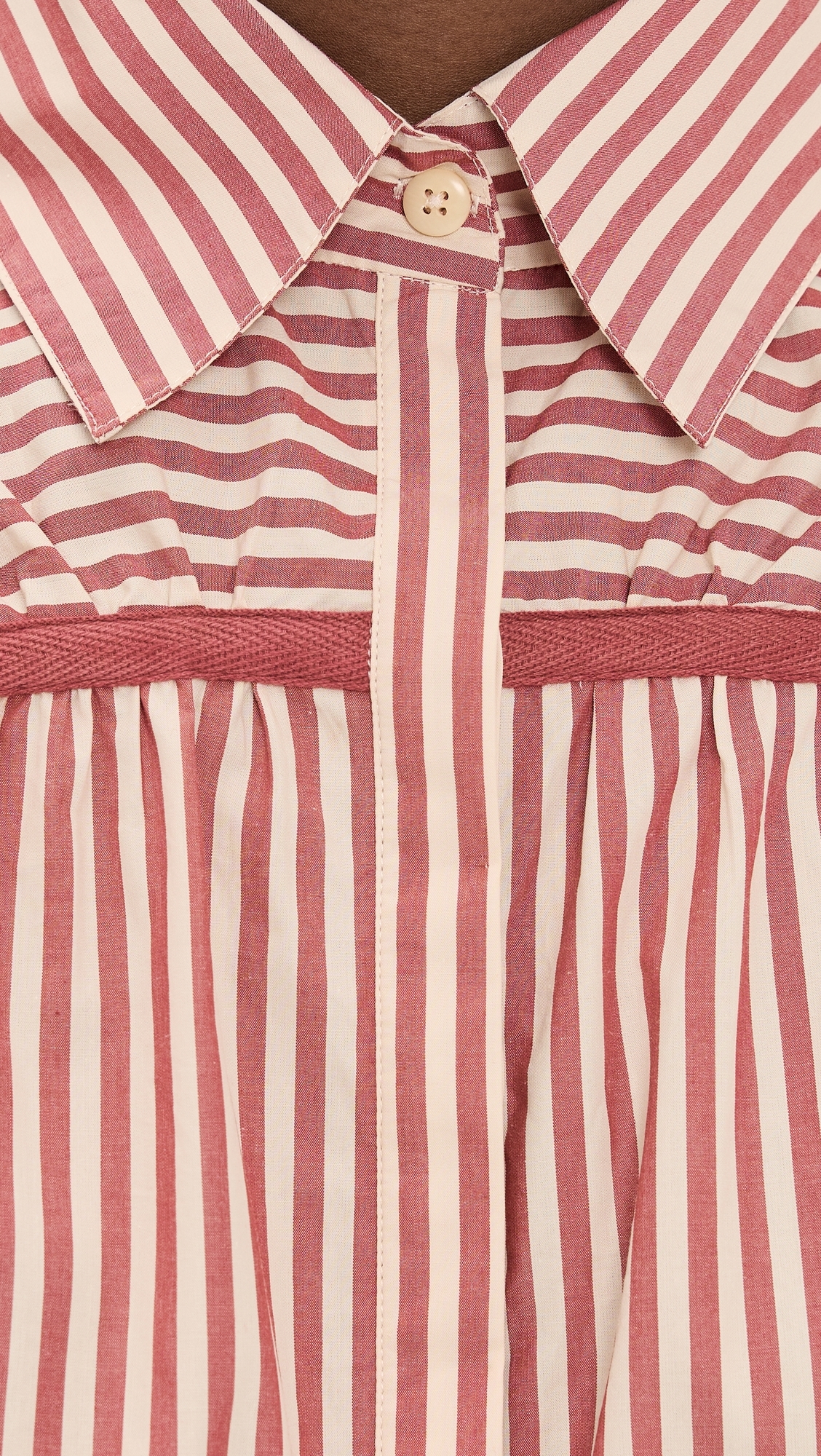 Julian Shirt Sienna Stripe