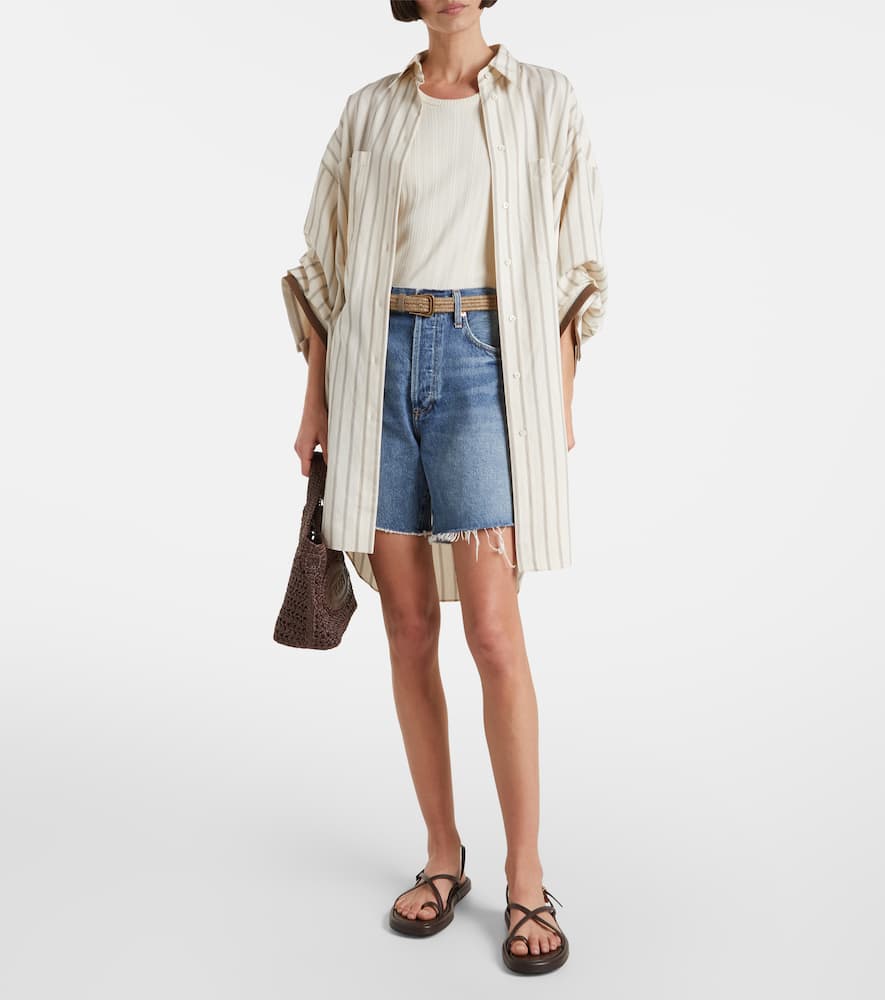 Marlow Long denim shorts