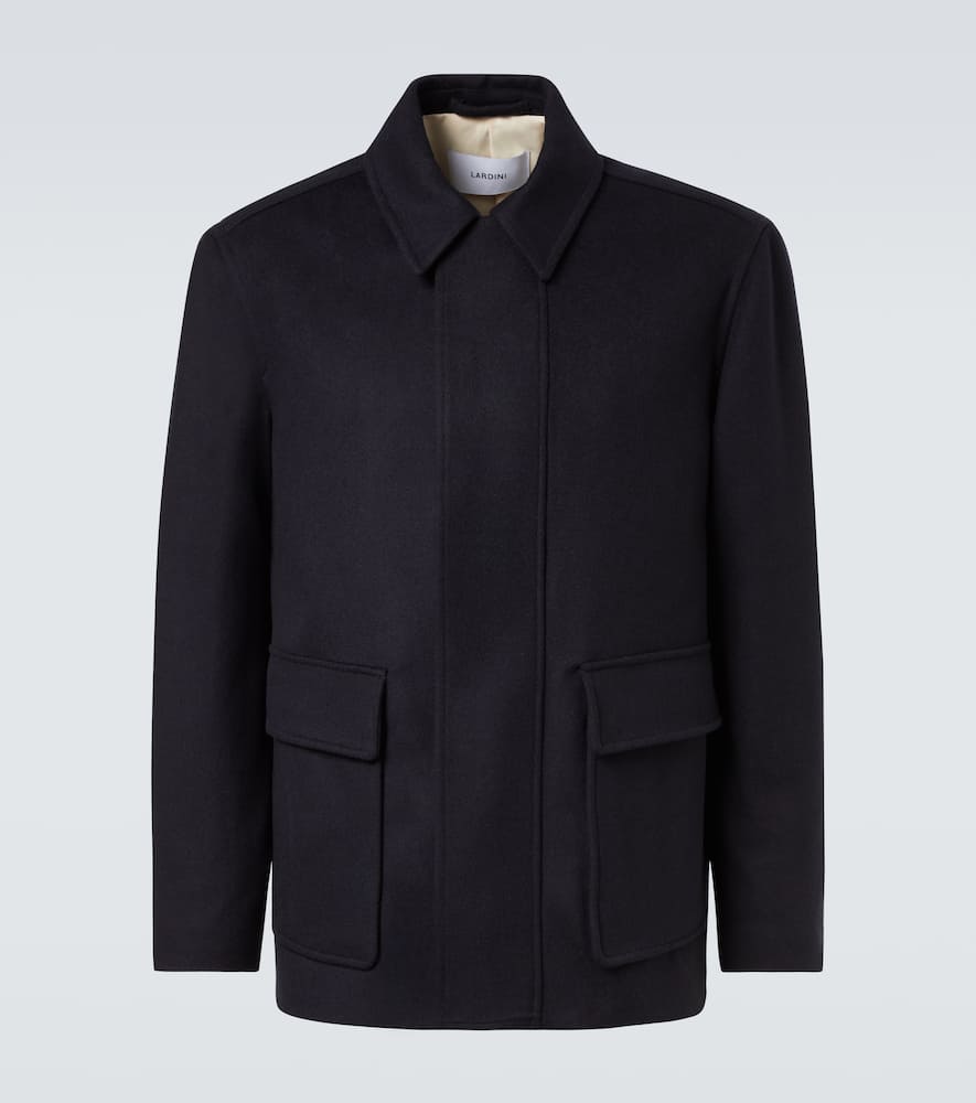 Virgin wool blouson jacket