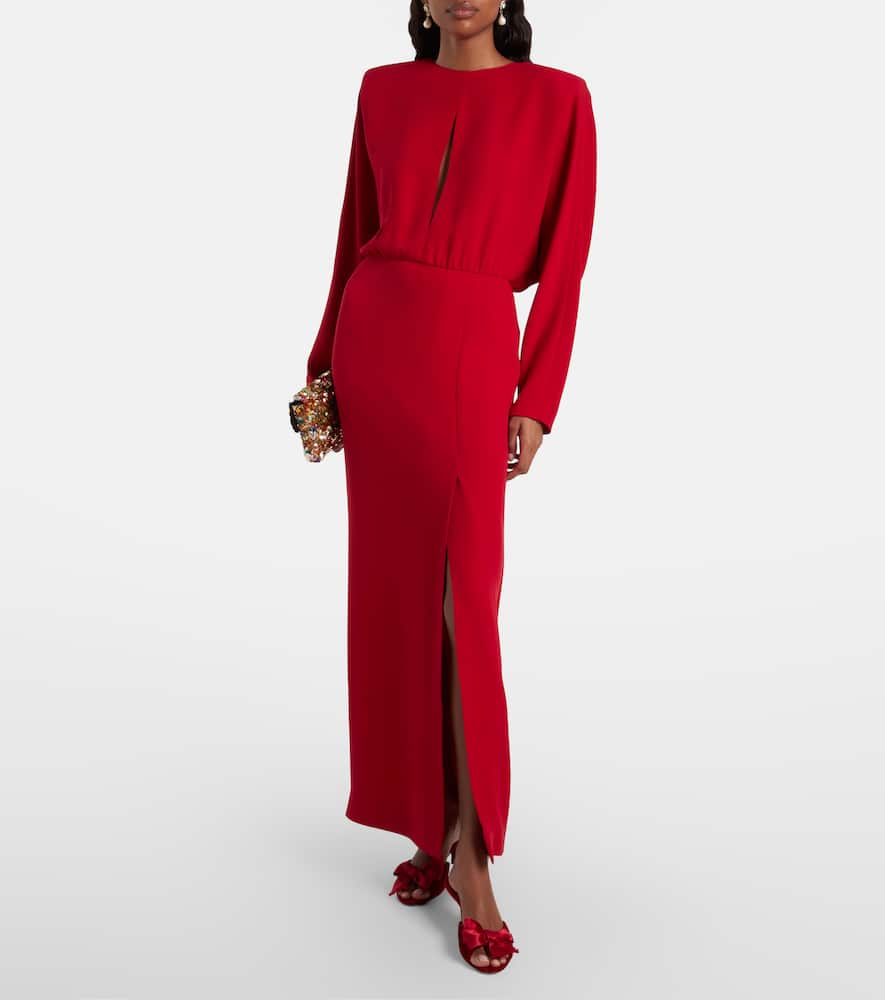 Silk gown