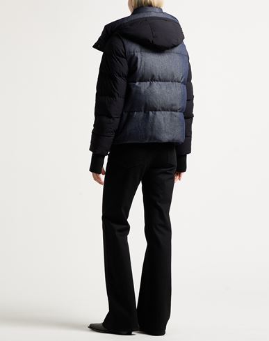 Woman Puffer Midnight blue Size 4 Polyester, Cotton, Polyamide