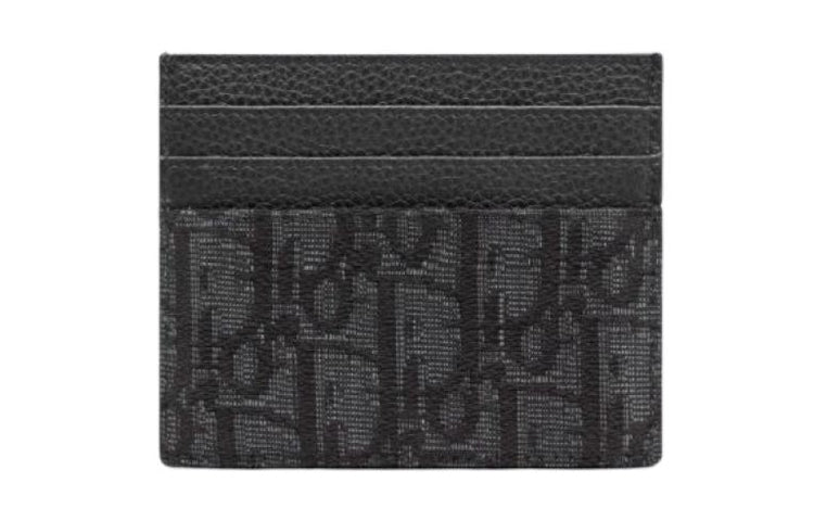 Card Holder 'Black Oblique Jacquard'