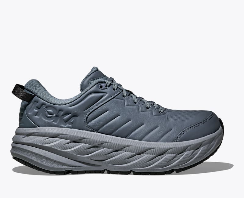 HOKA Men's Bondi SR Shoes in Faded Navy/Carbon Black