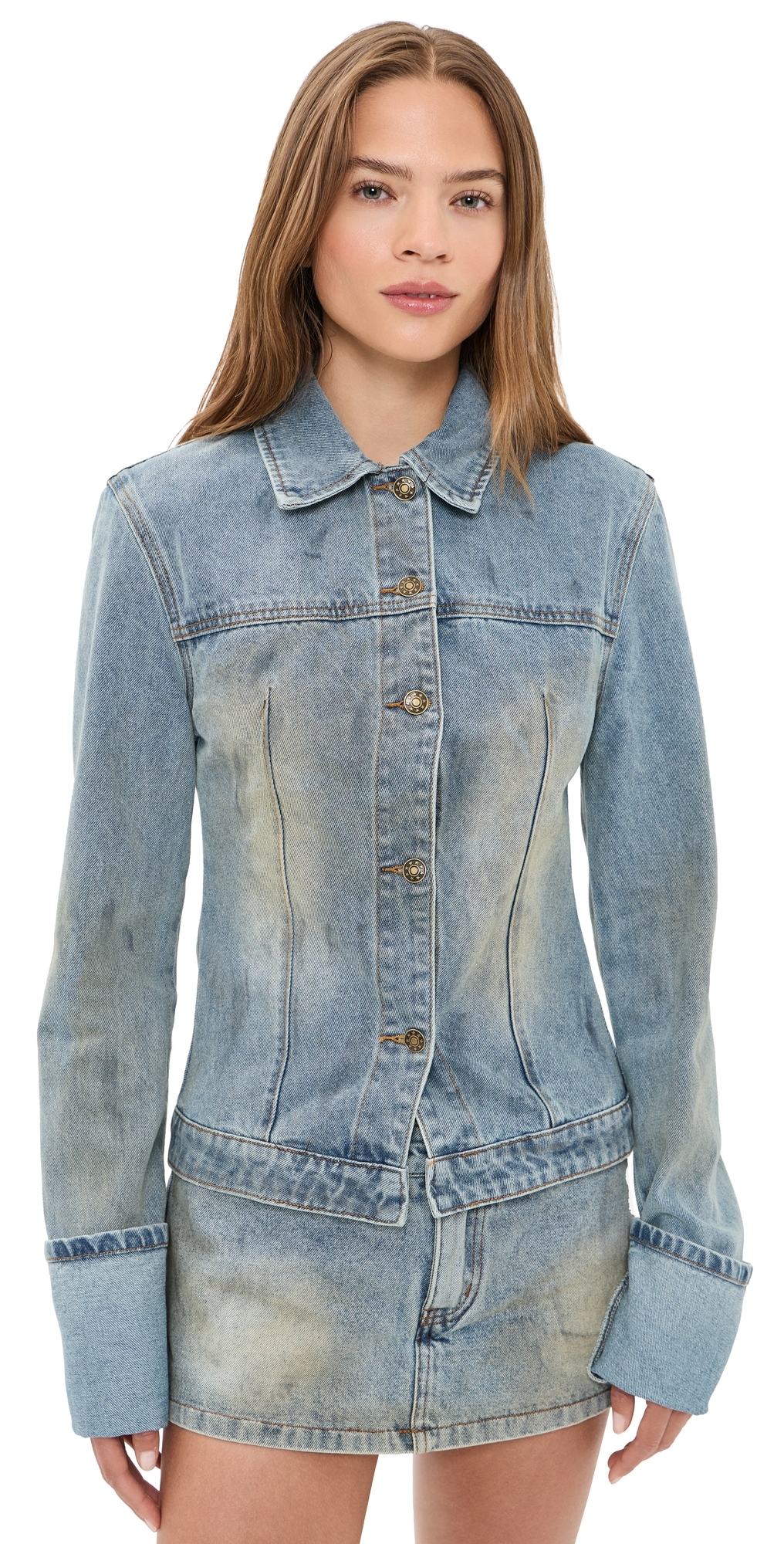 The Bronx Denim Jacket Stone Blue