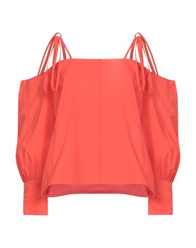 Woman Top Orange Size 6 Cotton