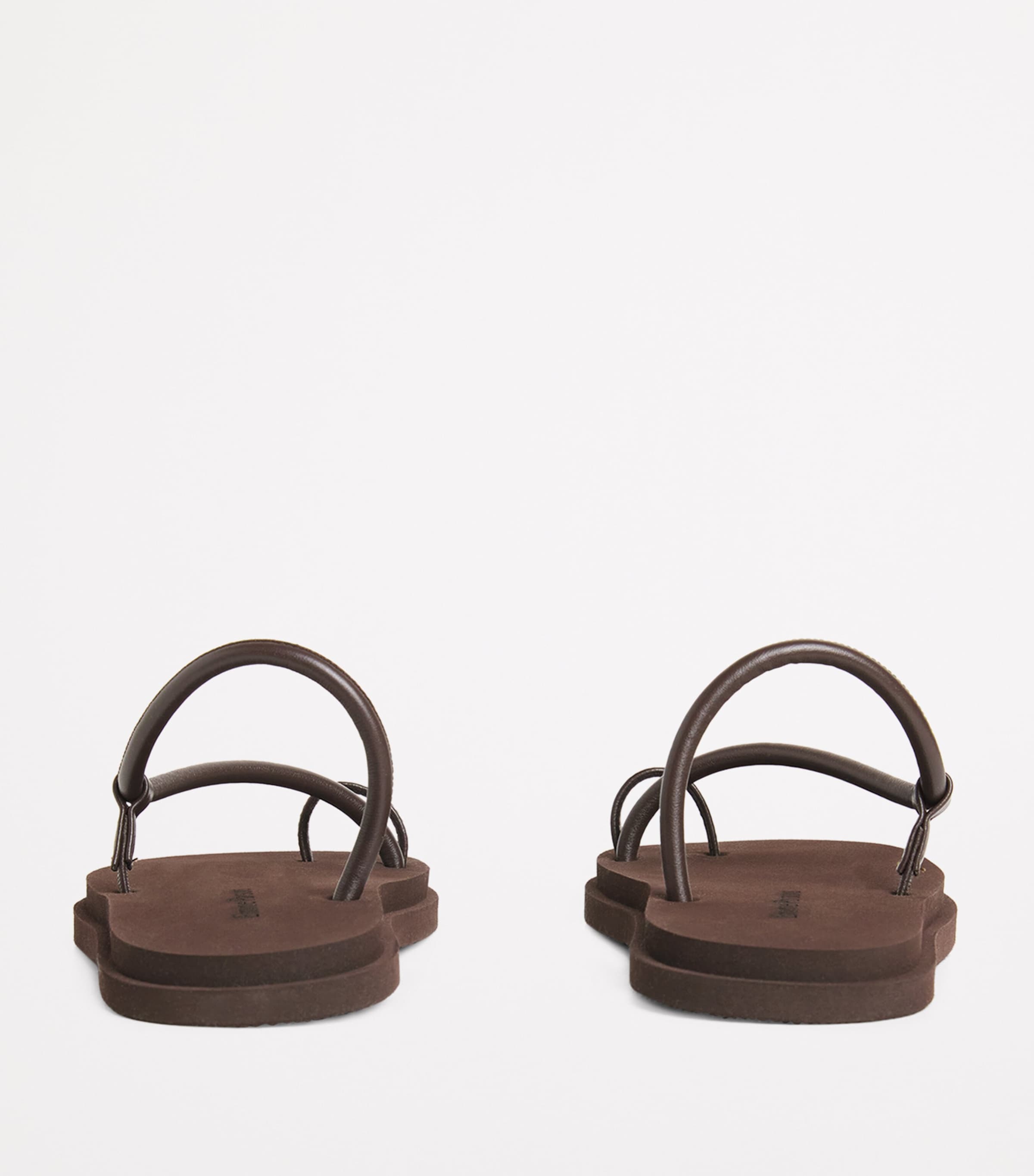 Emme Parsons Leather-Rubber Bari Pool Slides
