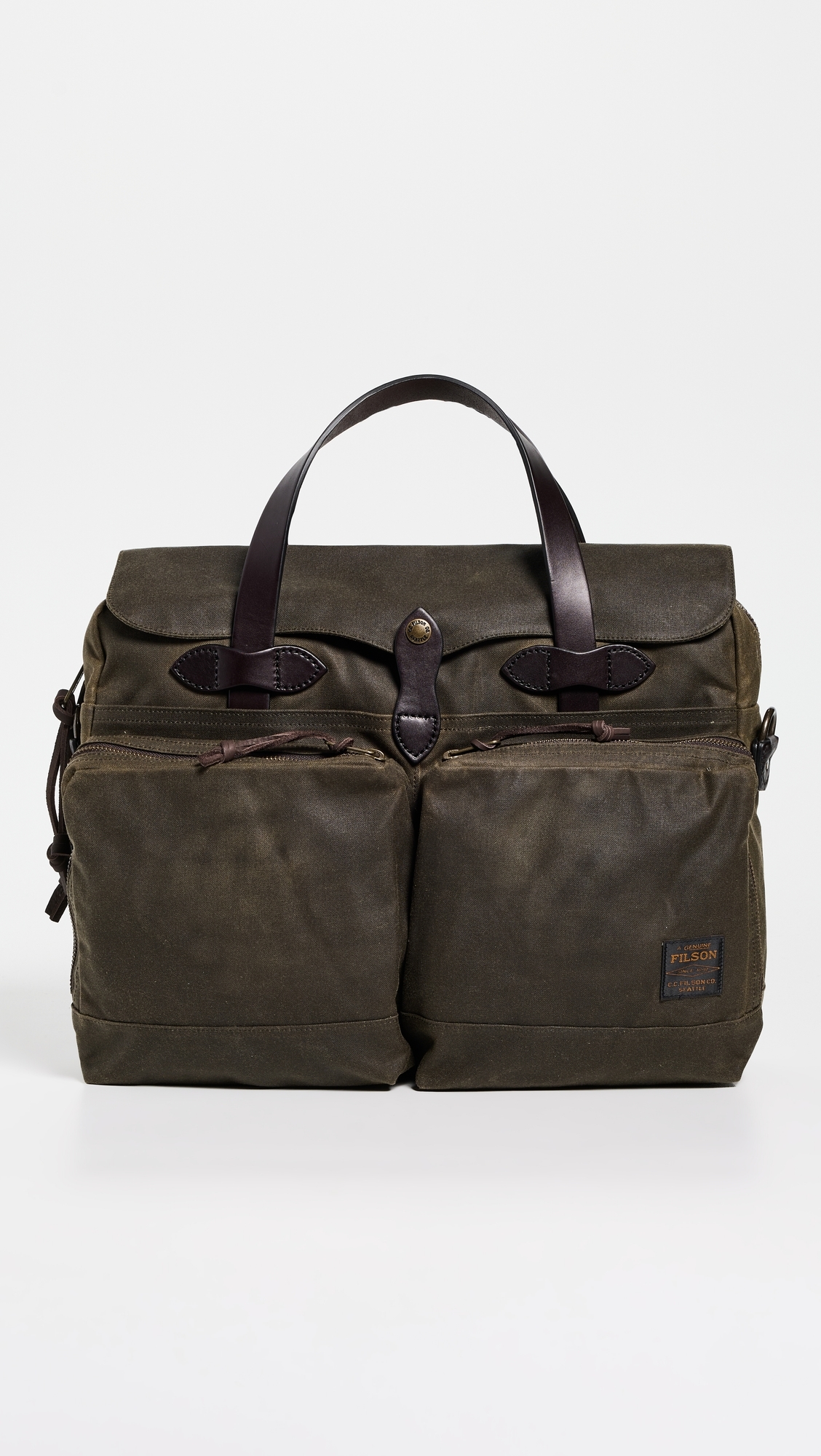 Tin Cloth 24 Hour Briefcase Otter Green One Size