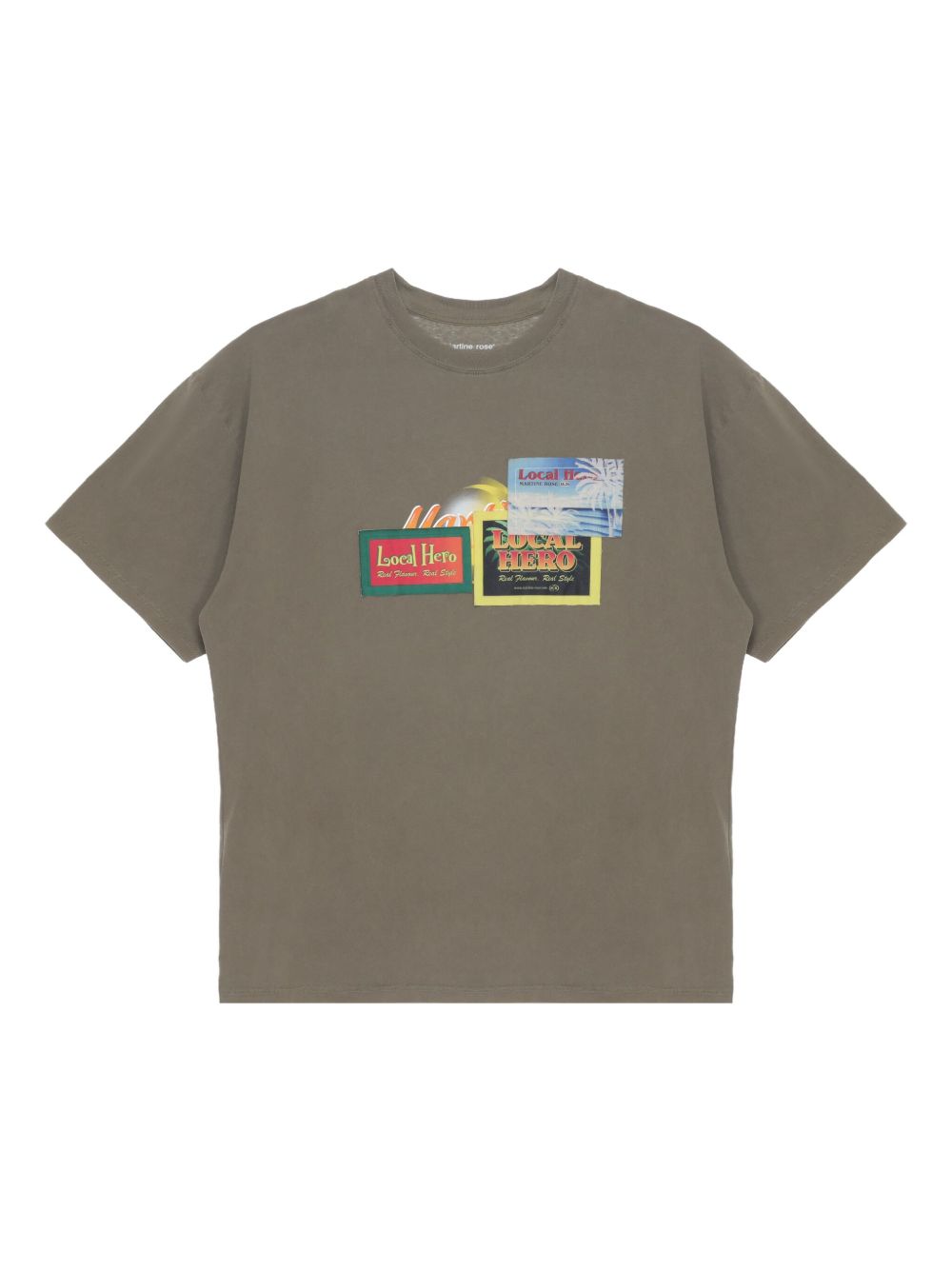 Martine Rose graphic-print T-shirt - Green
