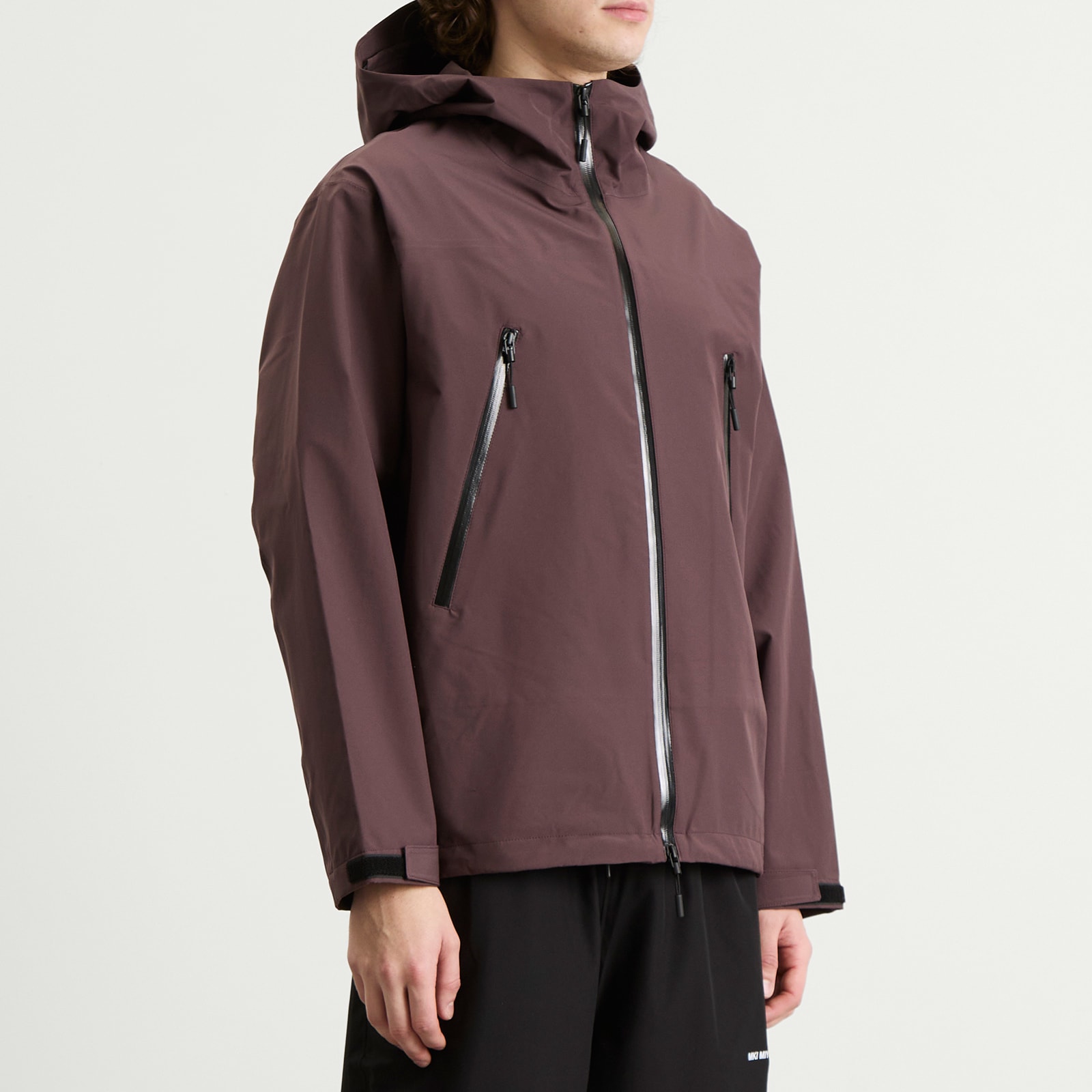 Men's V3 Shell Hooded Jacket Raisin