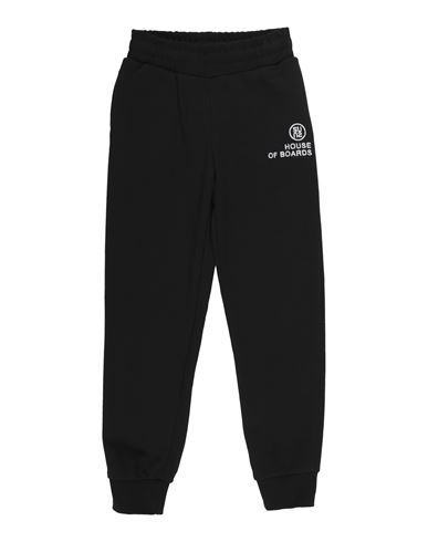 Kid Boy Pants Black Size 10 Cotton, Polyester