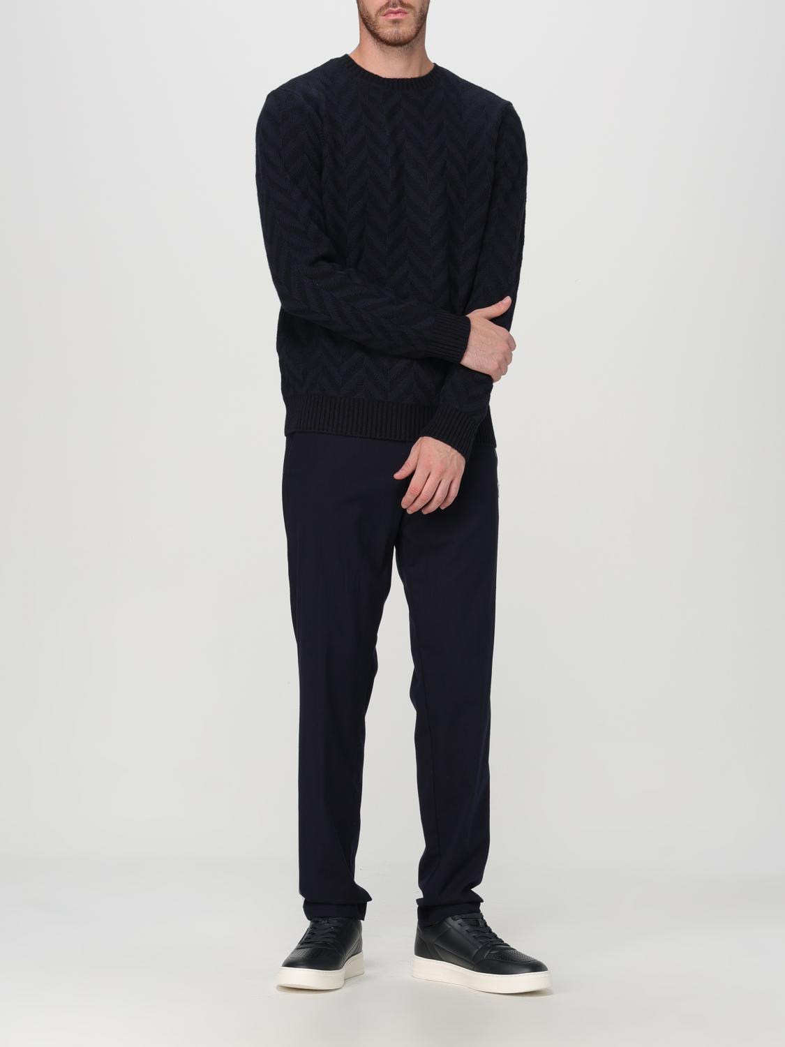 Herringbone-pattern sweater - Green
