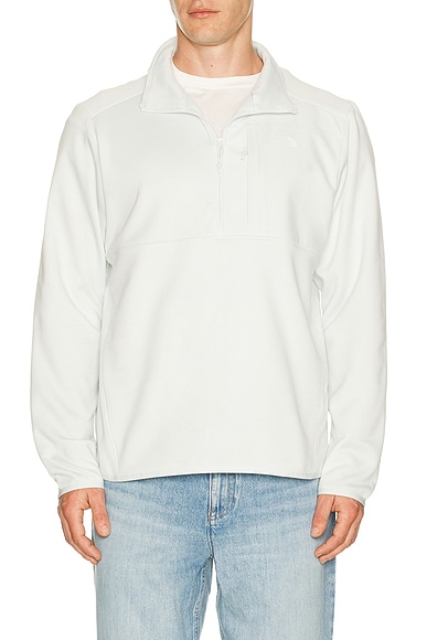 The North Face Performance Fleece 1/4 Zip in Light Grey. L. Also in M, S, XL/1X, XXL/2X
