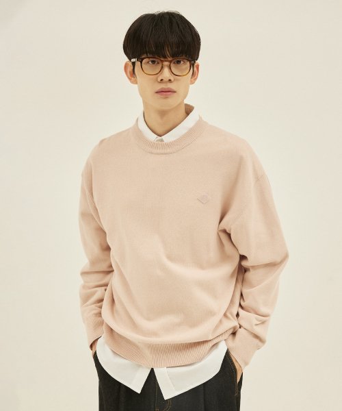 OVER FIT ROUND KNIT