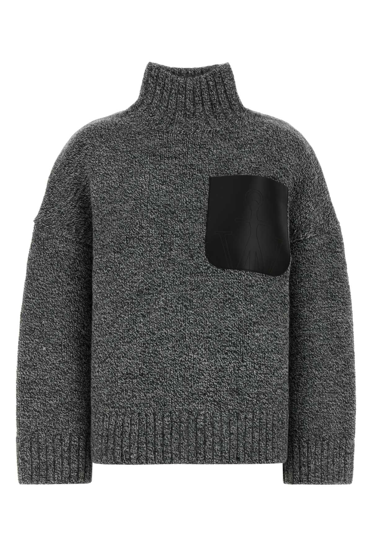Patch Sweater — Gray