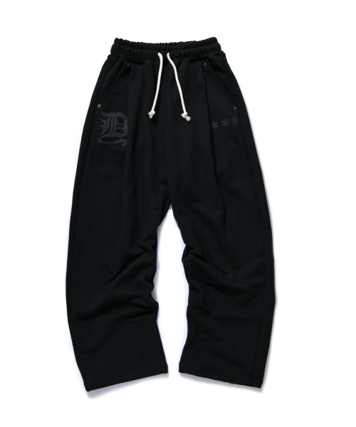 D-Star One Tuck Sweat Pants BLACK
