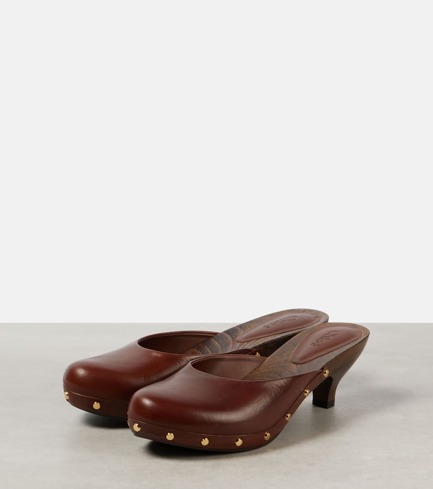 Chloé Nil shearling-lined leather sandals