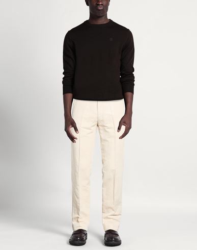 Man Pants Beige Size 30 Linen, Cotton