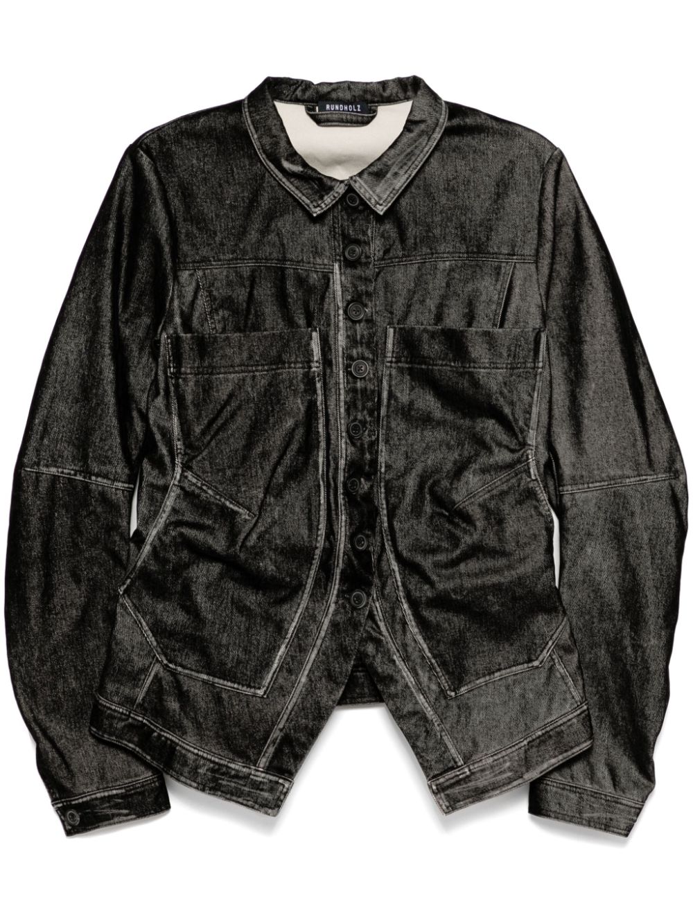 Panelled jacket - Black