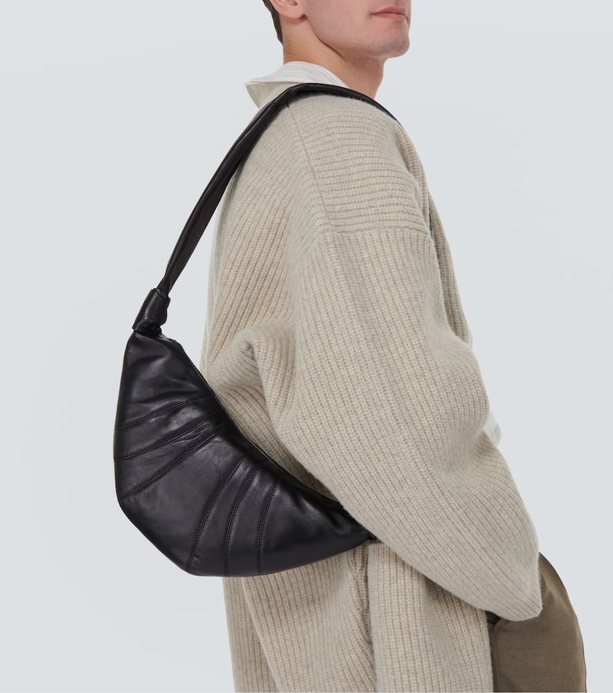 Lemaire Croissant Small leather shoulder bag