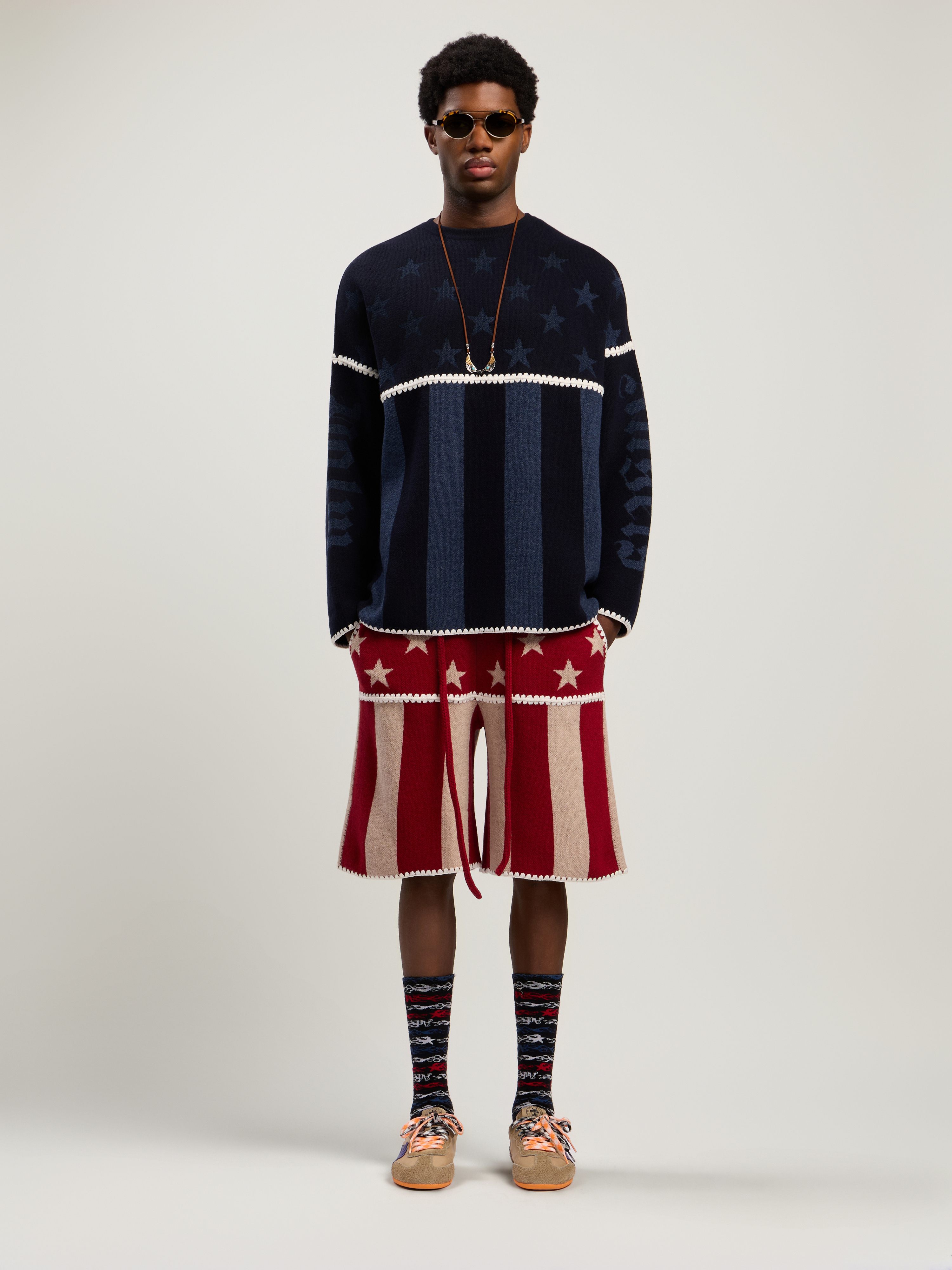 Stars&stripes Sweater Man  Navy Blue