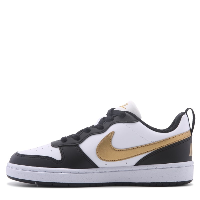 Kids' Court Borough Recraft Low Top Sneaker Big Kid Shoes (Black/Gold)