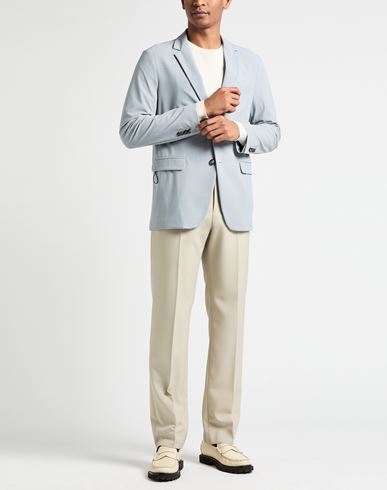 Man Blazer Grey Size 36 Polyamide, Elastane