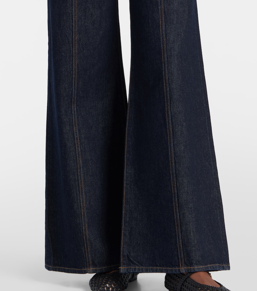 Bianca high-rise wide-leg jeans