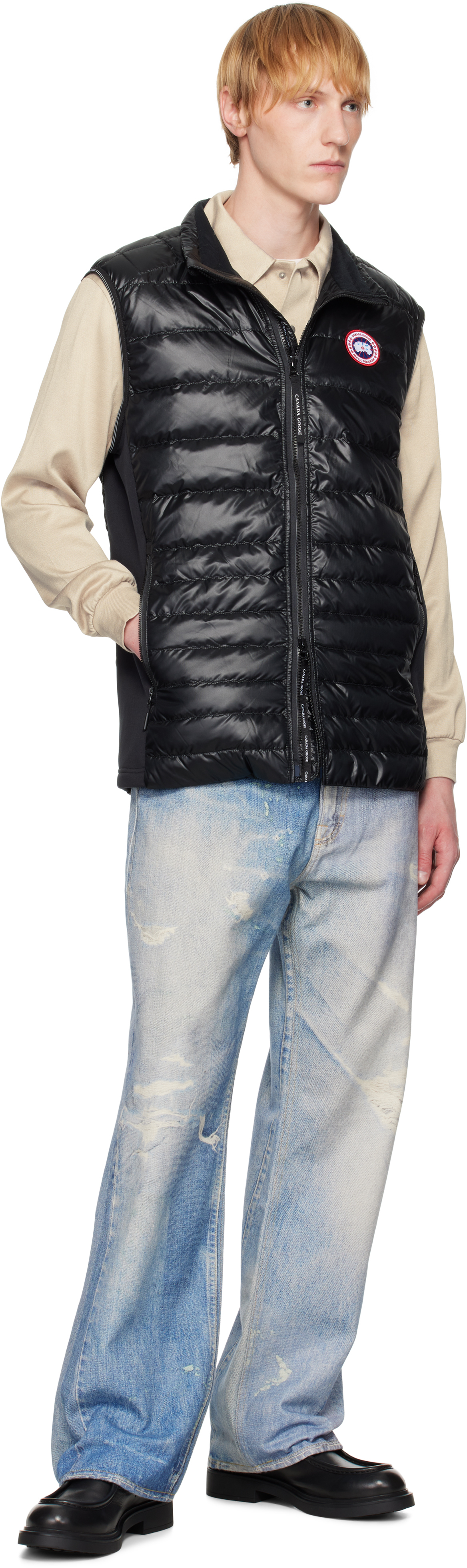 Black HyBridge Lite Down Vest