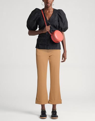 Woman Pants Camel Size 4 Polyester, Elastane