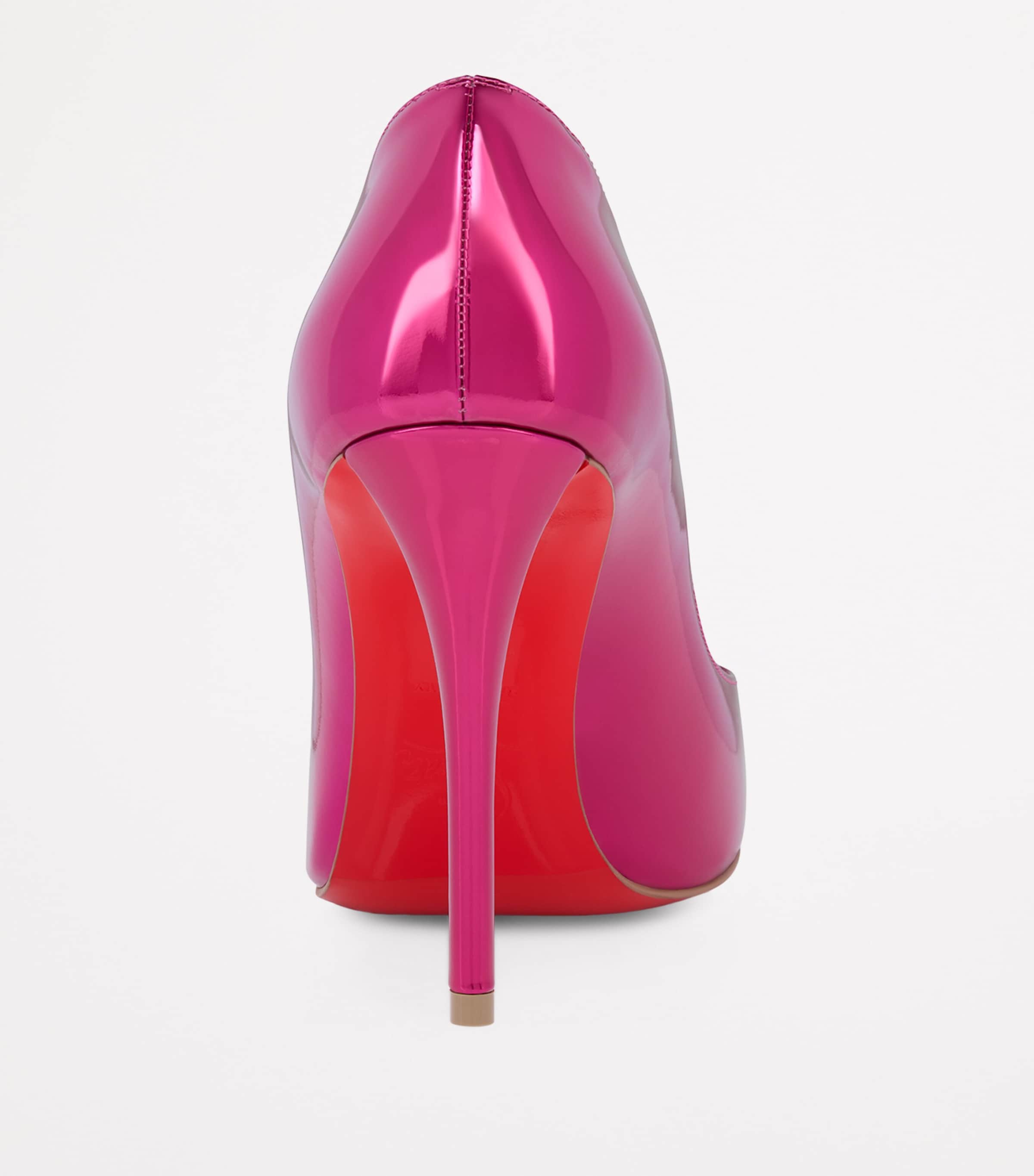 Miss Z Metallic Calf Leather Pumps 100