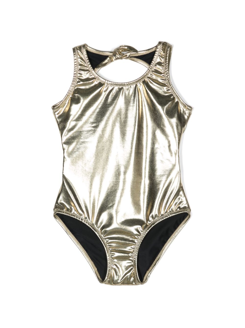 Metallic-effect swimsuit - Gold