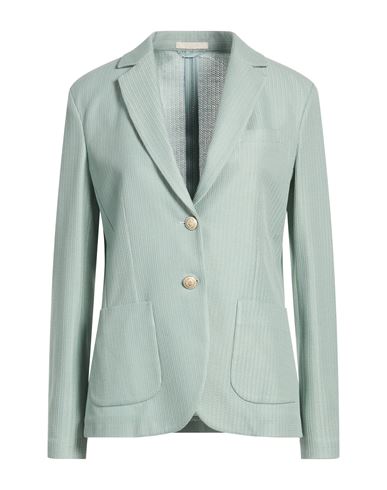 Woman Blazer Sky blue Size 6 Cotton