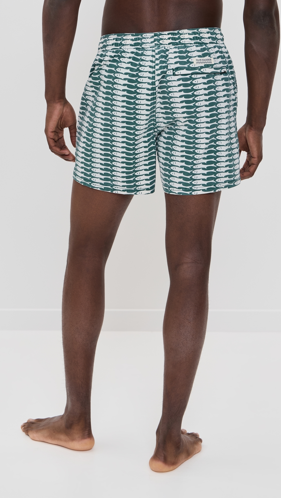 Fair Harbor The Bungalow Swim Trunks 5 Green Sardine