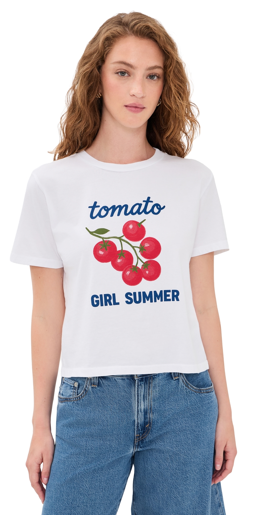 Tomato Girl Summer Everyday Tee White