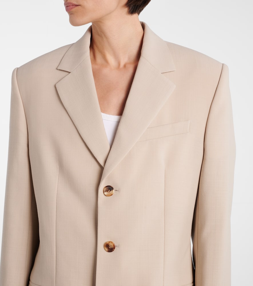 Virgin wool blazer