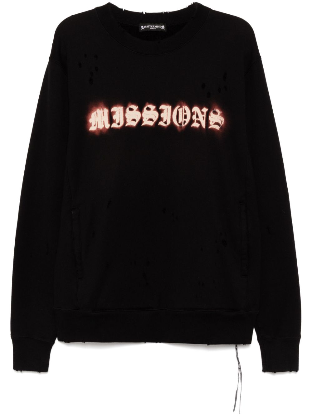 Logo-printed sweatshirt - Black