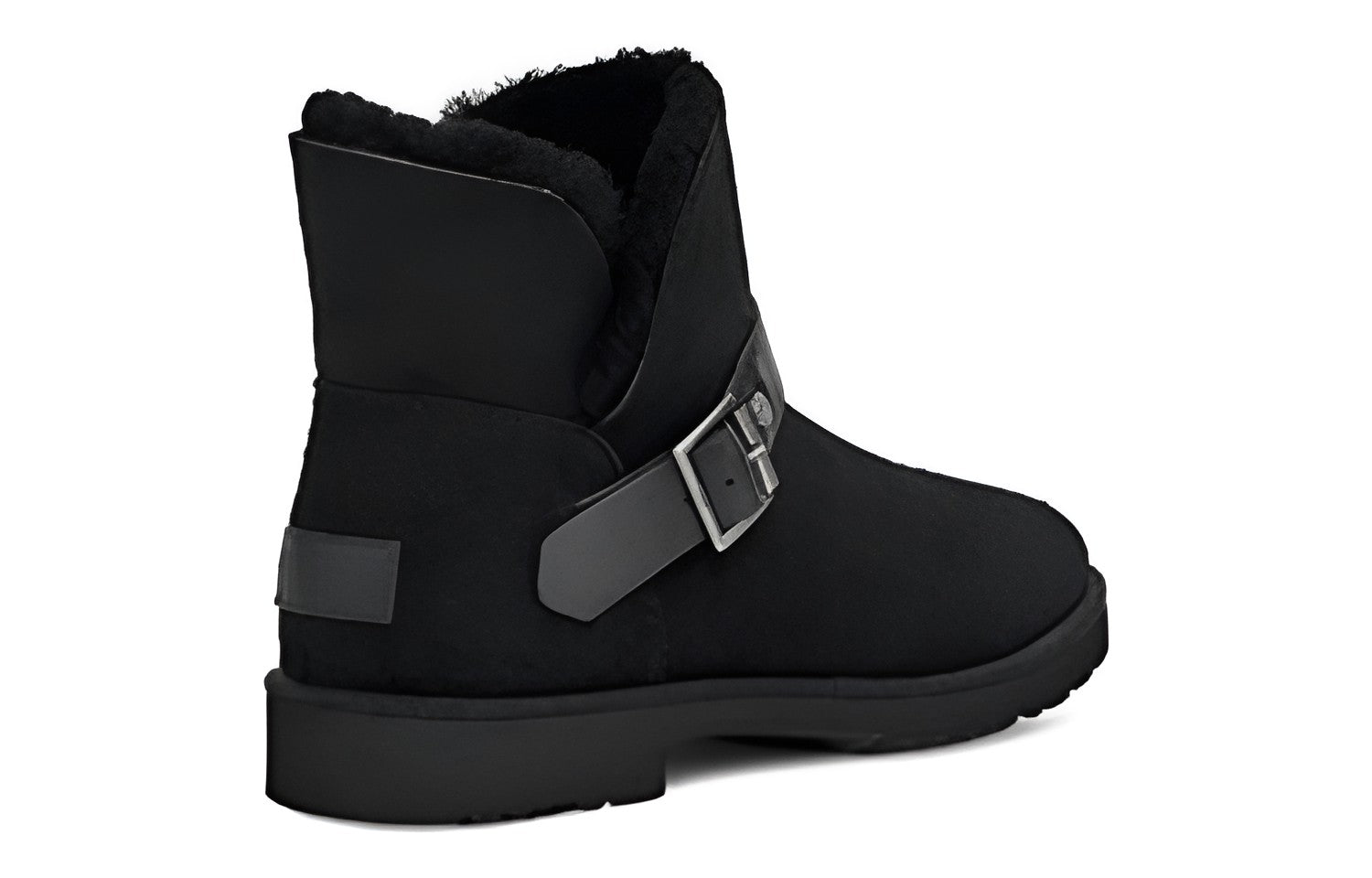 (WMNS) Romely Short Buckle Boot 'Black'