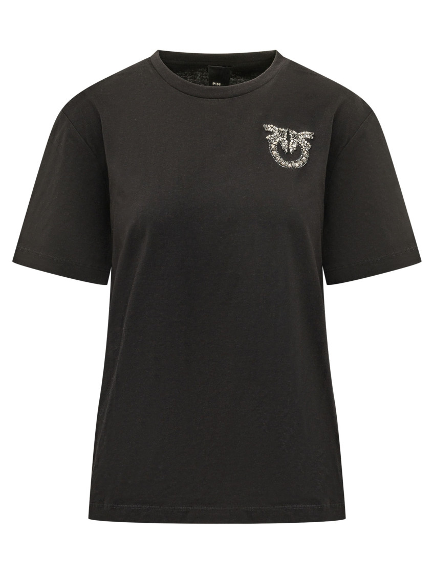 Black Logo Crew Neck T-Shirt