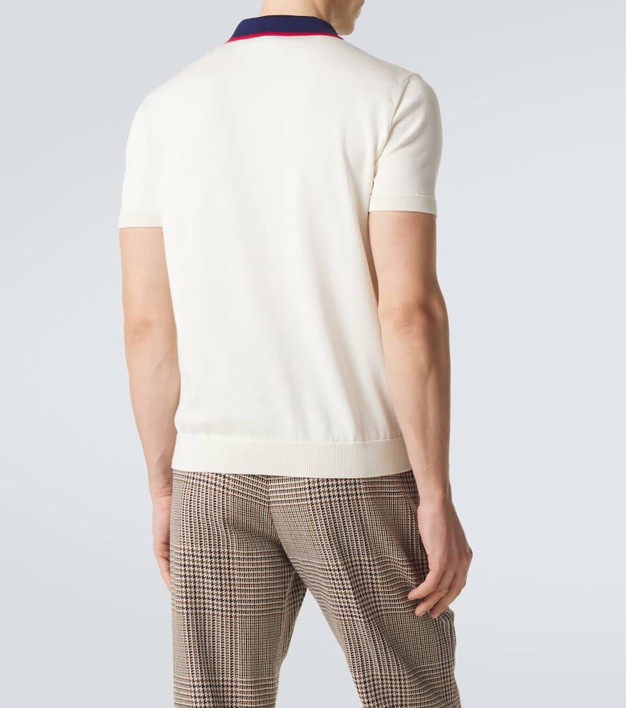 Cotton polo sweater