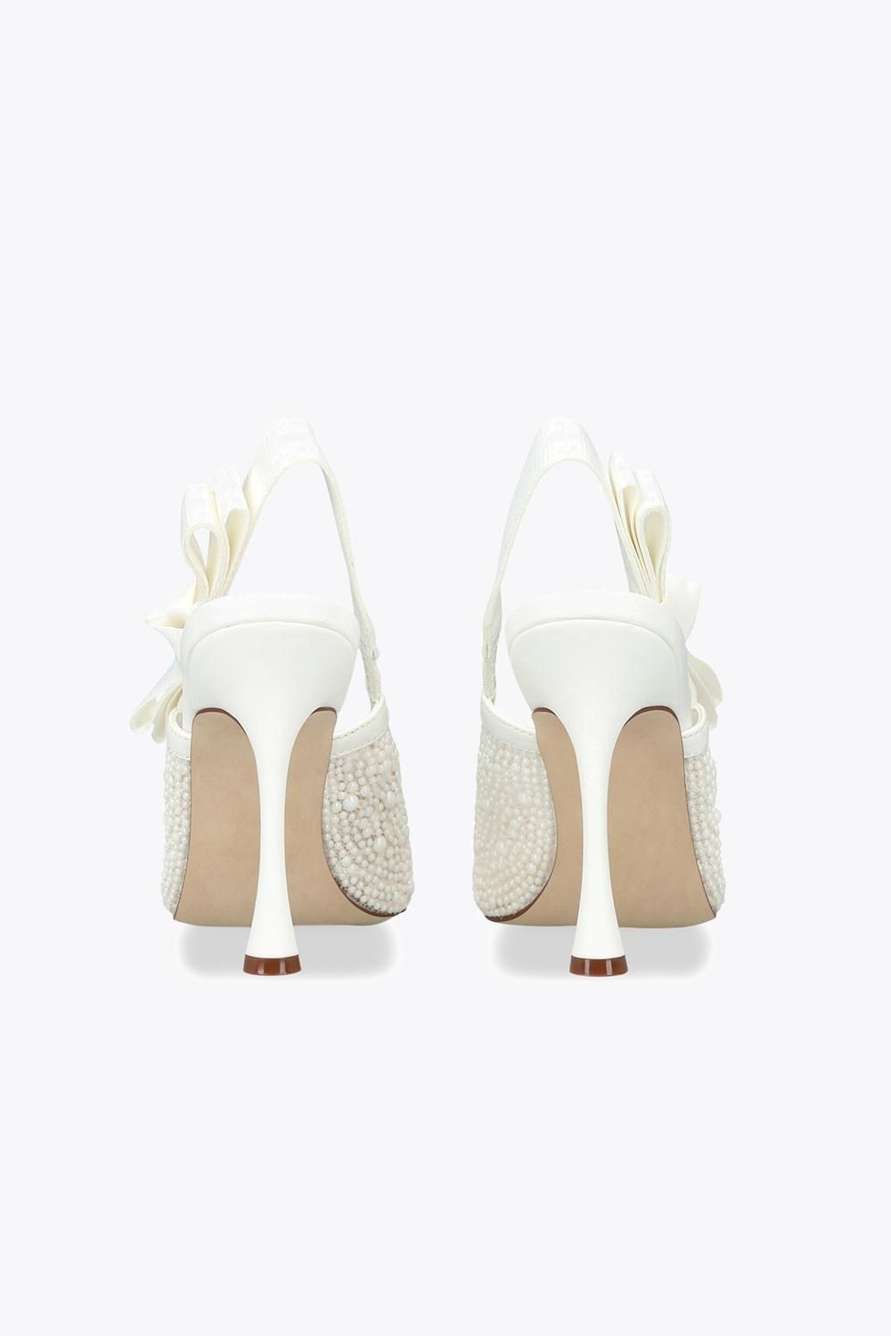 STEVE MADDEN Women's 'Brylie Pearl' Heels in White